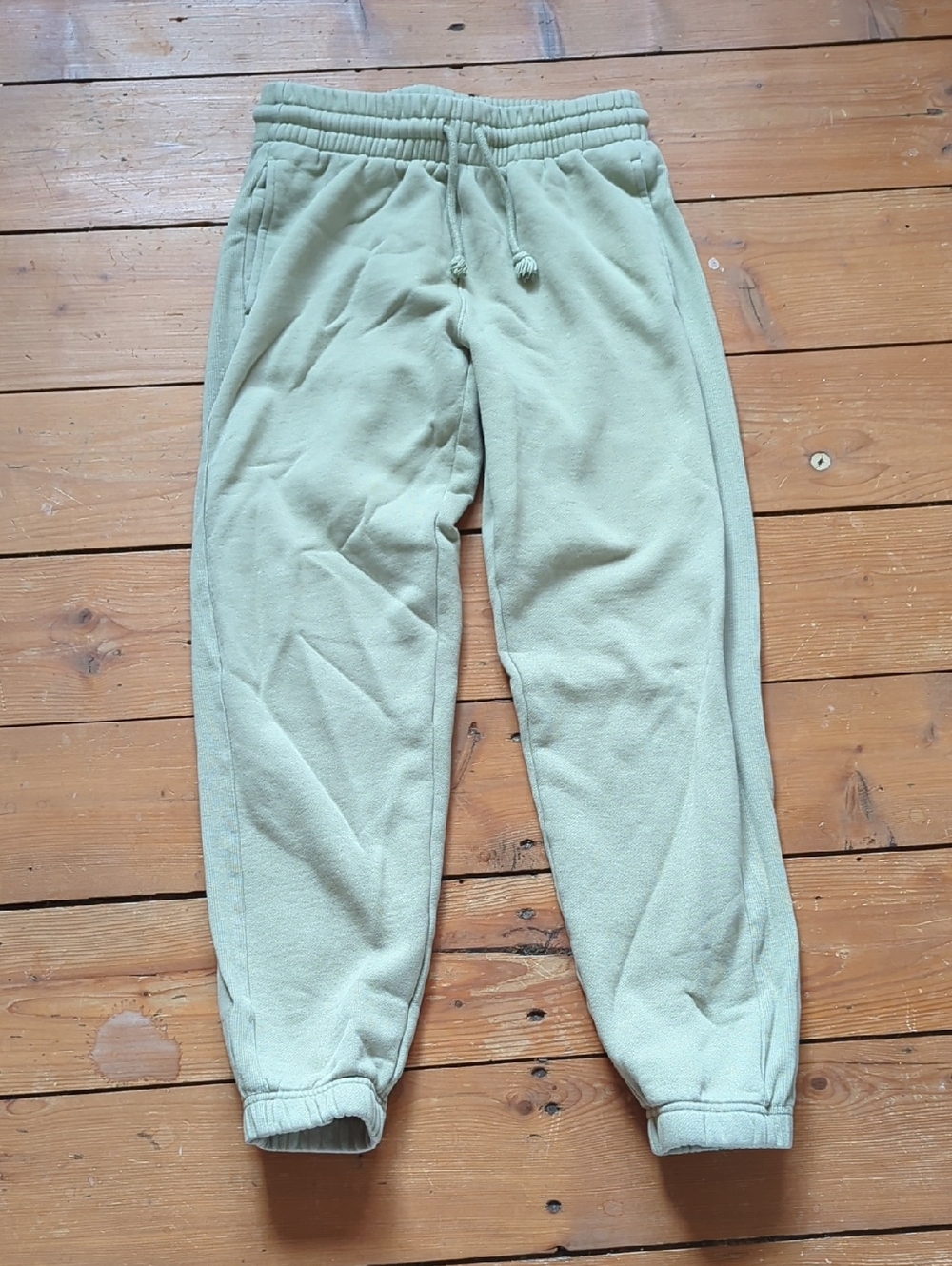 227-EUC TNA Sage Green Fleece Joggers